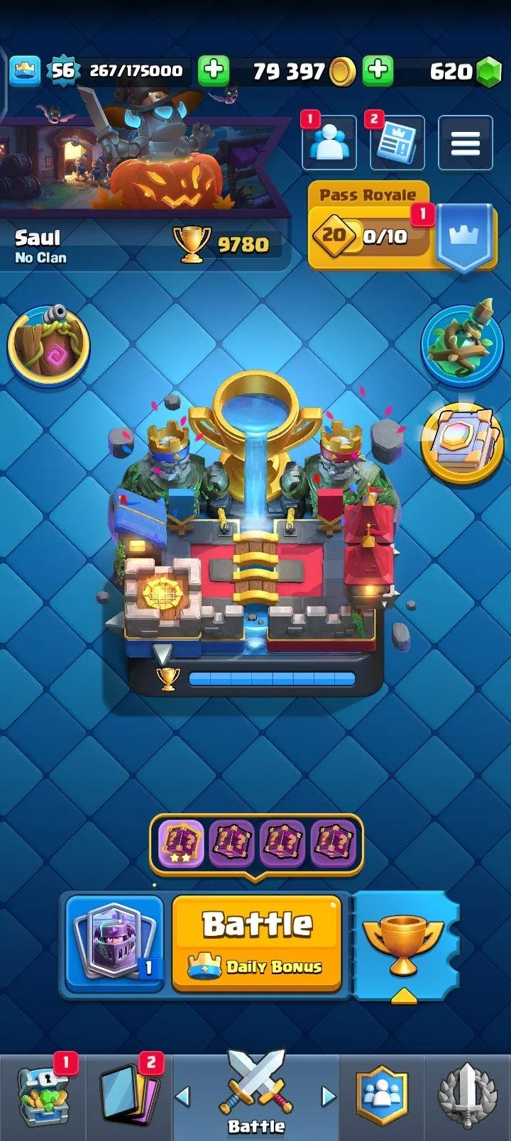 CR509 Max KT 15 Arena 24 | 9780 Trophies | 11 Evolutions | 49 Maxed Cards | 8 Elite Cards  